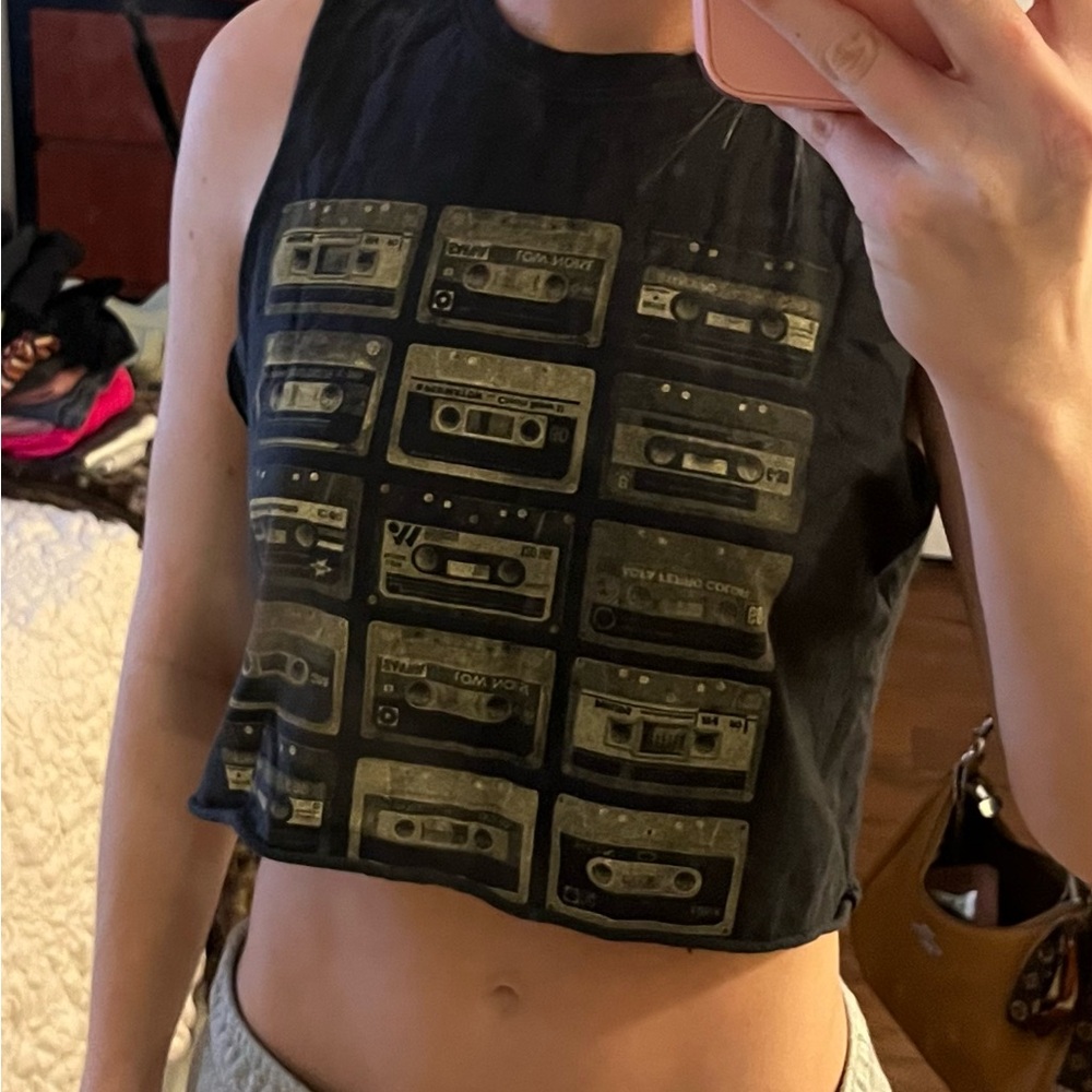 Prince Peter Collection Black Cropped Top